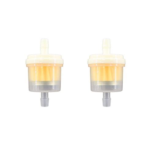 MCHNIC 2x 6mm Benzinfilter für Scooter Roller Mofa Baotian Ecobike Hero Rebel Tanco/Rex Rs 400 425 450 460 500 750 Jinan Quingqi QM50QT-6, Off Limit, Benzhou City Star Retro Cruiser YY50QT