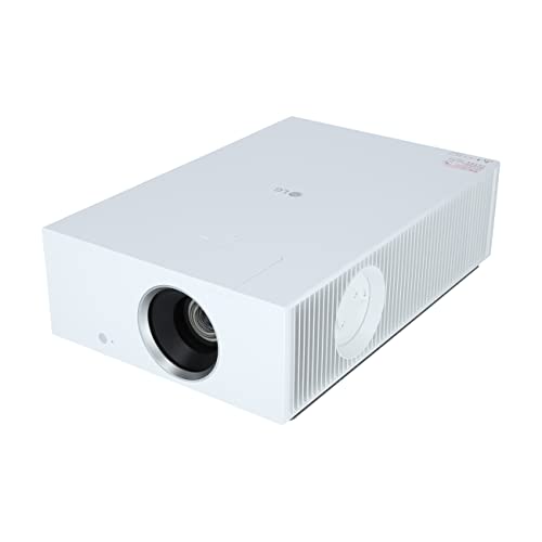 LG Electronics HU710PW Beamer mit Projektions-Diagonale bis 762 cm (300 Zoll), CineBeam Laser & LED 4K Projektor (2.000 Lumen, drahtlose Screen Share-Funktion, webOS 6.0), Weiß