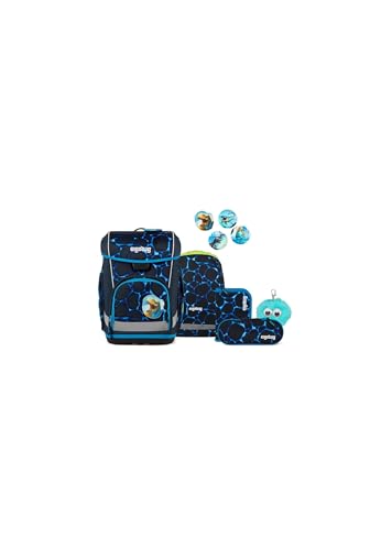 ergobag cubo Light Bundle Set ergonomischer Schulranzen, extra leicht, Set 6-teilig, 860 g