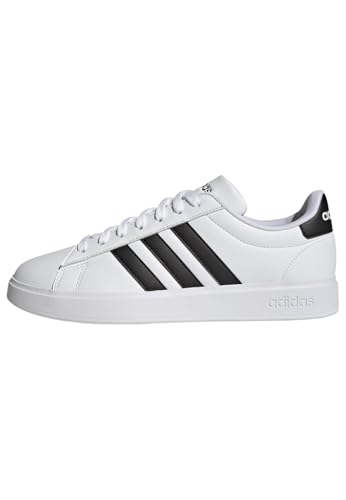adidas Herren Grand Court 2.0 Shoes, Cloud White/Core Black/Cloud White, 44 2/3 EU