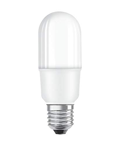 OSRAM LED Lampe mit E27 Sockel, Warmweiss (2700K), Stabform, 8W, Ersatz für 60W-Glühbirne, matt, LED STAR STICK, Warmweiß