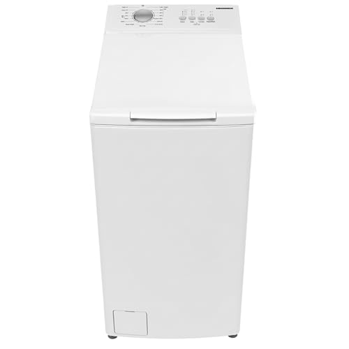 HEINNER HWM-TL6010C++ 6 kg Toplader-Waschmaschine, 1000 U/min, 15 Programme, Energieklasse C, kompaktes Design mit Soft-Close-Deckel, 5 Jahre Garantie