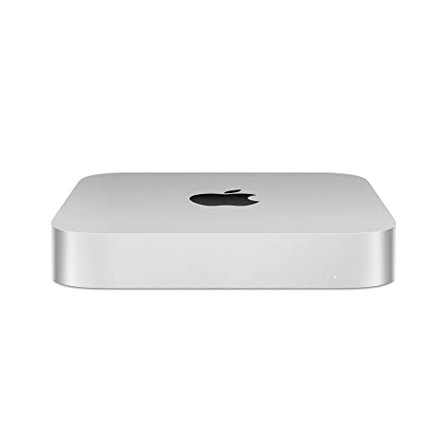 Apple 2023 Mac mini Desktopcomputer mit M2 Chip, 8 GB RAM, 256 GB SSD Speicher, Gigabit Ethernet. Funktioniert mit iPhone/iPad