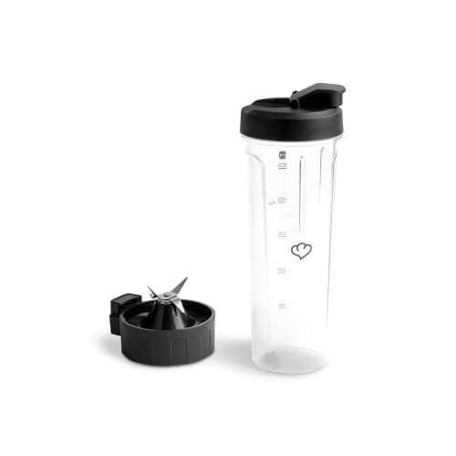 SPRINGLANE To-Go-Mixflasche inkl. Mixdeckel und Trinkdeckel für Hochleistungsmixer Hanno, Anthrazit, spülmaschinengeeignet