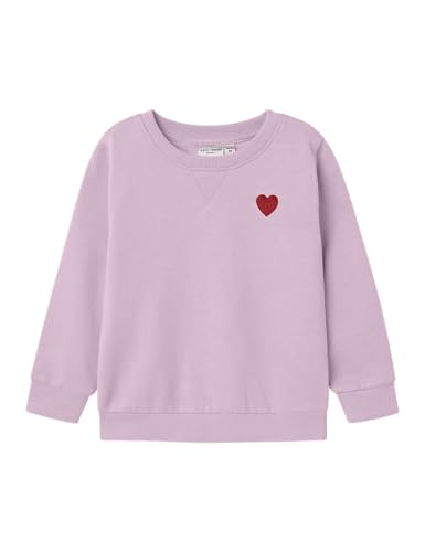 NAME IT Mädchen Nmfvima Ls Sweat Bru Noos, Winsome Orchid, 122-128