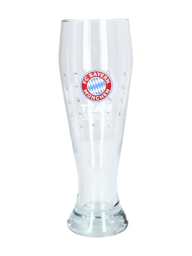 FC Bayern München I Weißbierglas Signature 2025-26 0,5 l I Durchsichtig