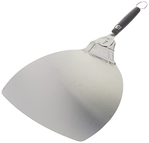 Weber Pizzaheber, aus Edelstahl, platzsparend - mit klappbaren Griff zum einfachen Verstauen, spülmaschinenfest - Schwarz/Silber (6691)