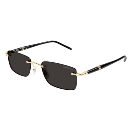Montblanc MB0344S Sunglass Man Metallbrille, Herren, mehrfarbig, Einheitsgröße