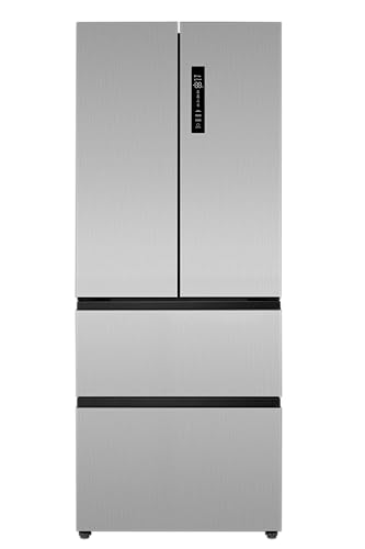 PKM Kühl- Gefrierkombination FD403ENFDIX | Inox Design | 403 L Nutzinhalt | French Door | No-Frost