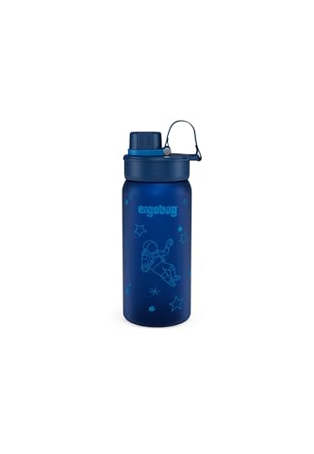 ergobag Trinkflasche BPA-frei 550 ml, auslaufsicher und Kohlensäure geeignet, spülmaschinengeeignet,