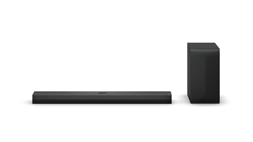 LG DS70TY 3.1.1 Dolby Atmos Soundbar (400W) mit kabellosem Subwoofer (eARC, HDMI, Optisch, Bluetooth) [2024], Schwarz