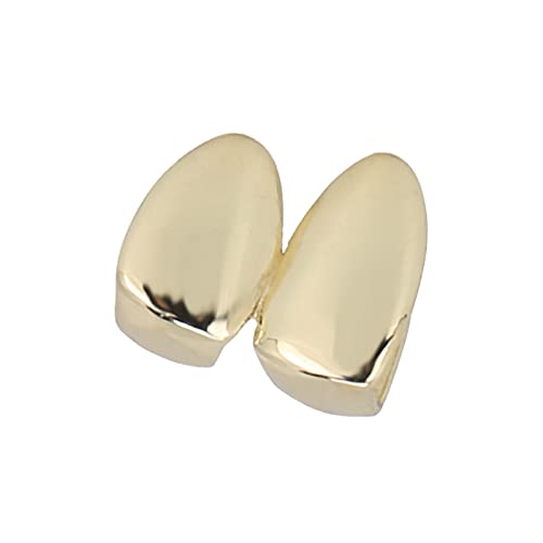 Gold-Grillz, Silberzähne, plattierte Zahnspangen, Hip-Hop-Style, für Frauen und Männer, abnehmbare Hip-Hop-Grillz für deine Zähne, Metall-Grillz - Gold