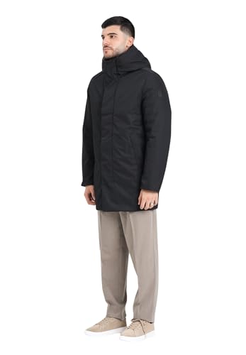 BOMBOOGIE Herren Daunenjacke schwarz mit Primaloft M Füllung, Schwarz , XXL