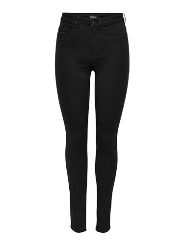 ONLY Damen Onlroyal High Sk Pim600 Noos 15093134 Jeans, Schwarz, EU XL/34