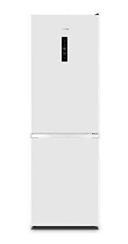 Gorenje NRK619CAW4 Kühl-Gefrier-Kombination/Freistehend/EEK: C /35 dB /304 L/NoFrost Plus/CrispZone mit Feuchteregler/Convert FreshZone/MultiFlow/InverterCompressor/HxBxT: 186x59,5x59 cm/Weiß