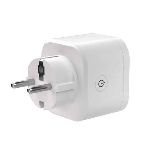 SONOFF S61sTPF Smart WiFi Plug 16A 3840W – Matter Kompatibel, Energieverbrauchsmessung, Überlastschutz, Sprachsteuerung für Alexa/Google Home (2,4GHz WiFi) - 4 Pack