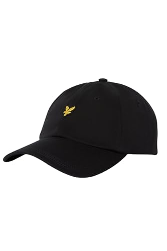 Lyle & Scott Herren Logo-Baseballmütze, Schwarz, One Size