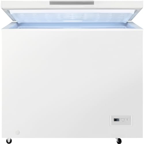 AEG AHB526D1LW Gefriertruhe / 254 L / LowFrost - weniger Eisbildung / Temperaturalarm / Rollen / D