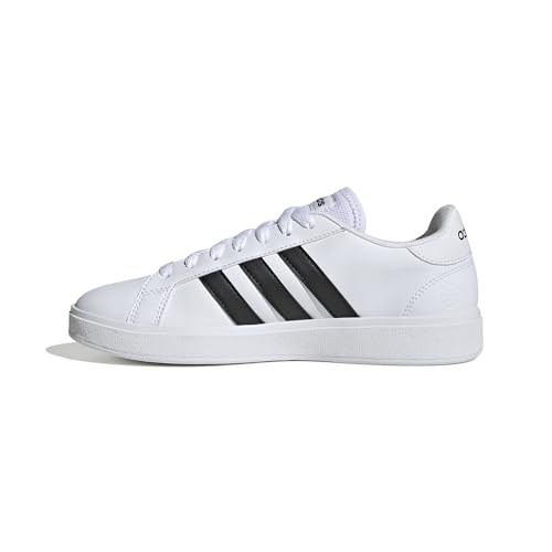 adidas Damen Grand Court TD Lifestyle Court Casual Shoes, Cloud White / Core Black / Cloud White, 40 EU