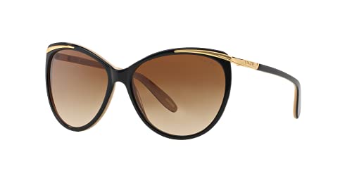 Ralph Damen 0Ra5150 109013 59 Sonnenbrille, Schwarz (Black/Nude/Brown Gradient)