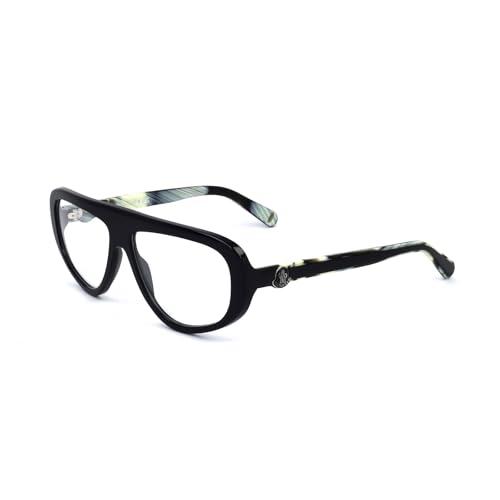 Moncler ML5196 001 SHINY BLACK 57/14/145 Herren Brillen