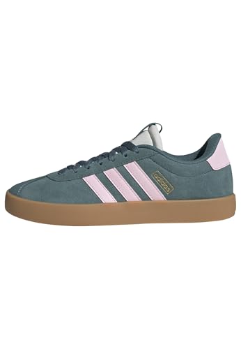 adidas Vl Court 3.0 Shoes Damen Schuhe, Preloved Teal Clear Pink Gold Met, 40 EU