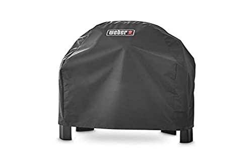 Weber Premium Grill Abdeckhaube für Pulse 1000 mit Stand, atmungsaktiv UV- & wasserbeständig, Schutz for Wind & Wetter, mit Klettverschluss zum Befestigen - Schwarz (7185)