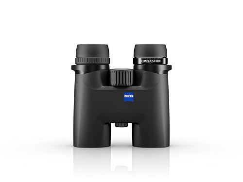 ZEISS Conquest HDX Fernglas 8x32 Wasserdicht, Kompakt mit LotuTec T* HD beschichtetem Glas für optimale Klarheit bei allen Wetterbedingungen für Vogelbeobachtung, Jagd, Sightseeing, Schwarz