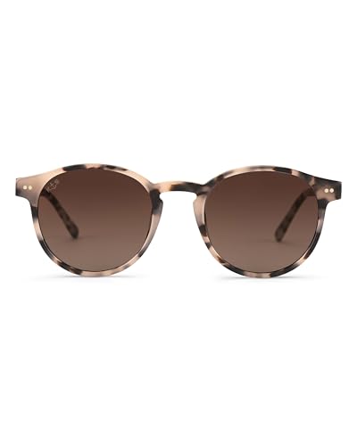 Kapten & Son Sonnenbrille Marais Sand Tortoise Brown | Unisex | Stylische Sunglasses mit formschöner Fassung aus hochwertigem Acetat | Zuverlässiger Sonnen- und UV-Schutz | Rahmenbreite: 138mm