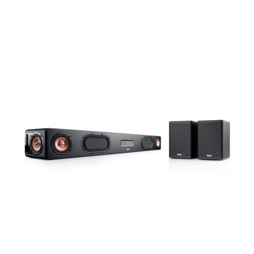 Teufel CINEBAR Ultima Surround 4.0-Set Soundbar Bluetooth mit aptX HDMI Surround Kino - Sound Speaker - Schwarz