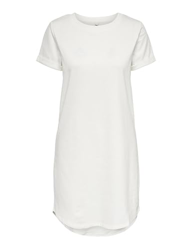 JDY Damen JDYivy Life S/S Dress Jrs Noos Kleid, Cloud Dancer,M