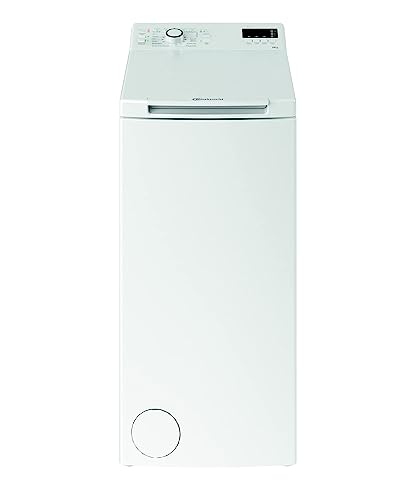 Bauknecht WAT Smart Eco 12C Toplader-Waschmaschine/6 kg/1200 UpM/Kurz30'/FreshFinish/Intensivspülen/Mehrfachwasserschutz+/Energy Saver/Wolleprogramm/Startzeitvorwahl/Universal