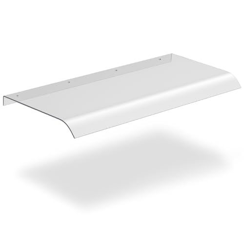 DKIEI Vordach für Haustür, Draußen Regendach, Überdachung Haustürvordach, Haustür Vordach Wasserdicht, Eingangsüberdachung für Fenster, Tür, Dachabdeckung, UV-Schutz, 40 x 100 cm