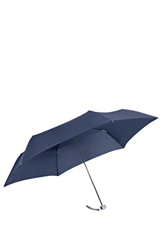 Samsonite Rain Pro 3 Section Manual Ultra Mini Flat Regenschirm 22,5 cm, Blue