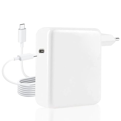 Mac Book Pro Ladegerät 100W, USB C Ladekabel Schnell Netzteil für MacBook Pro 13/14/15/16 Zoll/MacBook Air 2020/2019/2018, Kompatibel mit iPad/Thinkpad/HP/Dell mit 1.8M USB C auf C Ladekabel