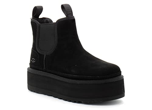 UGG Neumel Platform Chelsea 1134526-BLK, Women boots,winter boots, Black, 41 EU