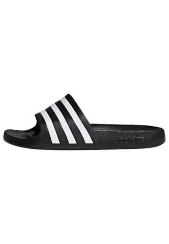 adidas Unisex Adilette Aqua Slides, Core Black / Cloud White / Core Black, 39 EU