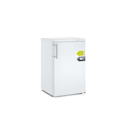 SEVERIN Tischgefrierschrank mit 4 * Gefrierfach, Gefrierbox mit drei Gefrierschubladen, kleine Tiefkühltruhe ideal als Zweitgerät, 85 L Nutzinhalt, nur 38 dB, weiß, GS 8865 (EEK C)