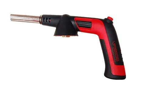 ROTHENBERGER Industrial RS 300 Brenner Aufsatz (einzeln) | Piezo Zündung | 180-360 °C Drehung/Über Kopf Betrieb möglich | Lötbrenner | Gasbrenner für Multigas Gaskartusche 1500004680