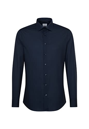 Seidensticker Herren Business-Hemd - Slim Fit - Bügelfrei - Kent Kragen - Langarm - Baumwolle