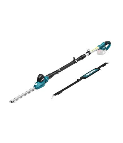 KIESBOHR CSL401 Akku Teleskop-Heckenschere kompatibel mit Makita 18V-Akkus, Schnittbreite 41 cm, Zinkenabstand 16 mm, Höhe bis 262 cm, 11-Fach winkelverstellbarer Schneidkopf (ohne Akku)