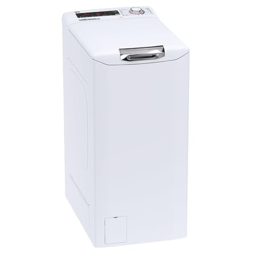 Hoover H-WASH 300 PRO H3TM47TAMC5/1-S Toplader Waschmaschine / 7 kg/Energieeffizienzklasse A/Inverter Motor/Power Care System/Slow Motion Öffnungsmechanismus