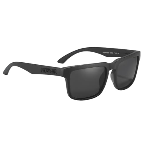 TownTop Big Heads XL Polarisierte Sonnenbrille,sonnenbrille herren groß, für Herren & Damen mit 155 mm breitem UV-Schutz, ultraleichtes Design für Fahrten, Angeln & Sport (Quadratische Flachform)