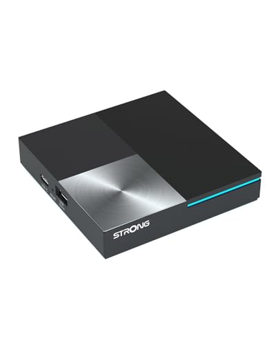 STRONG Leap-S3 Pro 4K UHD Google TV-Streamingbox Mit Ethernet-Port, Android 12, 4GB RAM + 32GB Speicher, Wi-Fi 6, Integriertem Chromecast, Google-Sprachsteuerung, Dolby Atmos & Dolby Vision