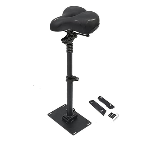 Ysislybin Sitz, Stoßdämpfendes Kissen für Ninebot ZT3Pro Elektroscooter, Höhenverstellbar 45-65cm Sitz Klappbar Sattel für E Scooter mit Straßenzulassung Roller Erwachsene für Langstreckenradfahren