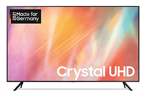 Samsung Crystal UHD TV 4K AU7199 65 Zoll (GU65AU7199UXZG, Deutsches Modell), HDR, Q-Symphony, rahmenloses Design, Smart TV [2021]
