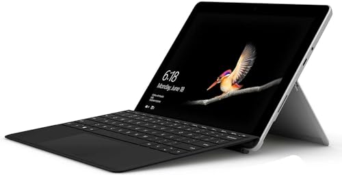 Microsoft Surface Go 2, 10,5-Zoll-2-in-1-FHD-Laptop, Intel Core m3-8100Y, 8 GB RAM, 128 GB SSD, Silber, US-QWERTY-Tastatur, Windows 11 Pro (Generalüberholt)