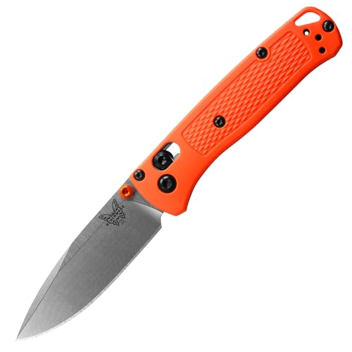 Benchmade Mini Bugout Klappmesser für Erwachsene, Unisex, Orange, 71 mm