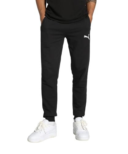 Puma Herren Teamgoal Freizeithose Strickhose, Puma Black-Puma White, M EU