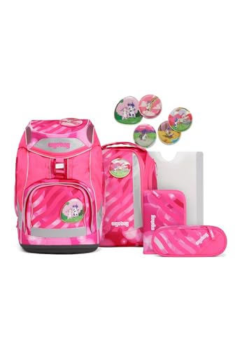 ergobag Pack Schulrucksack-Set Rucksack, Jugend Unisex, WonBearful Unicorn (Pink), One Size